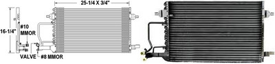 Aftermarket AC CONDENSERS for AUDI - A8, A8,97-99,Air conditioning condenser
