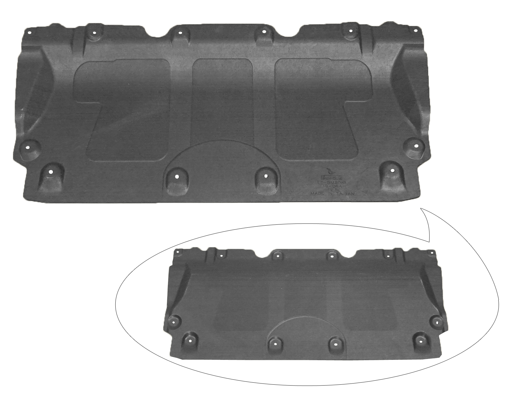 Aftermarket UNDER ENGINE COVERS for BMW - 330E, 330e,21-24,Lower engine cover