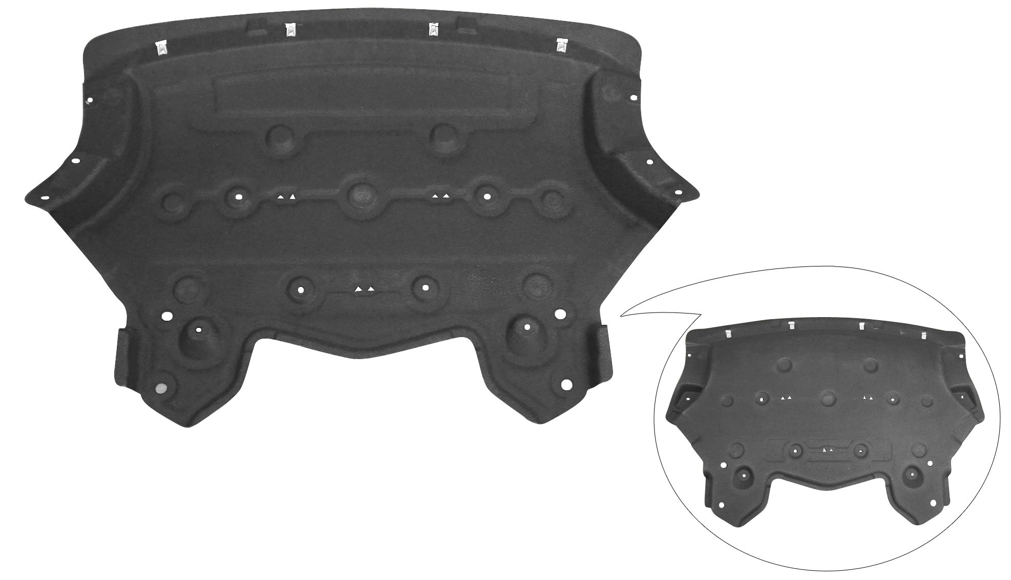 Aftermarket UNDER ENGINE COVERS for BMW - X5, X5,16-18,Lower engine cover
