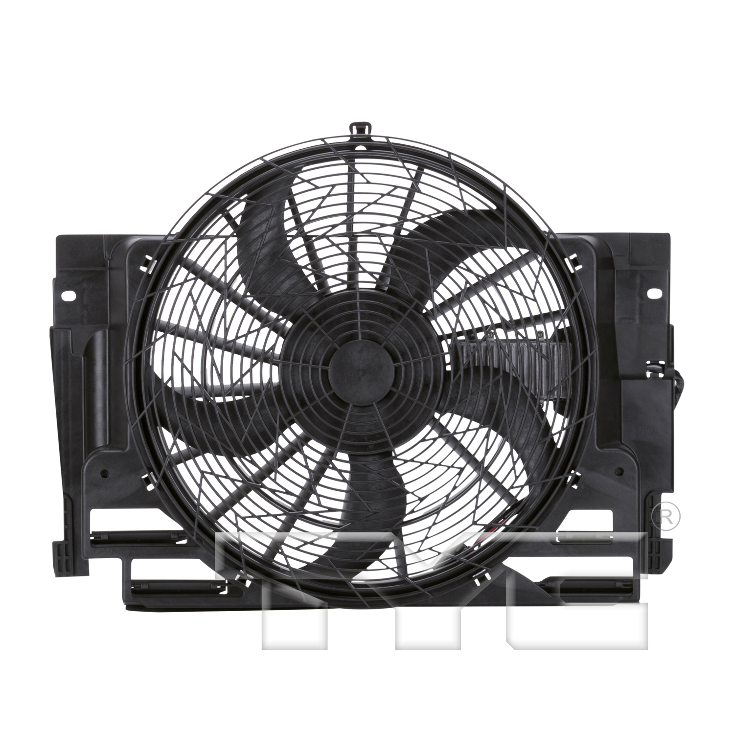 Aftermarket FAN ASSEMBLY/FAN SHROUDS for BMW - X5, X5,00-06,Air conditioning condenser/fan assy