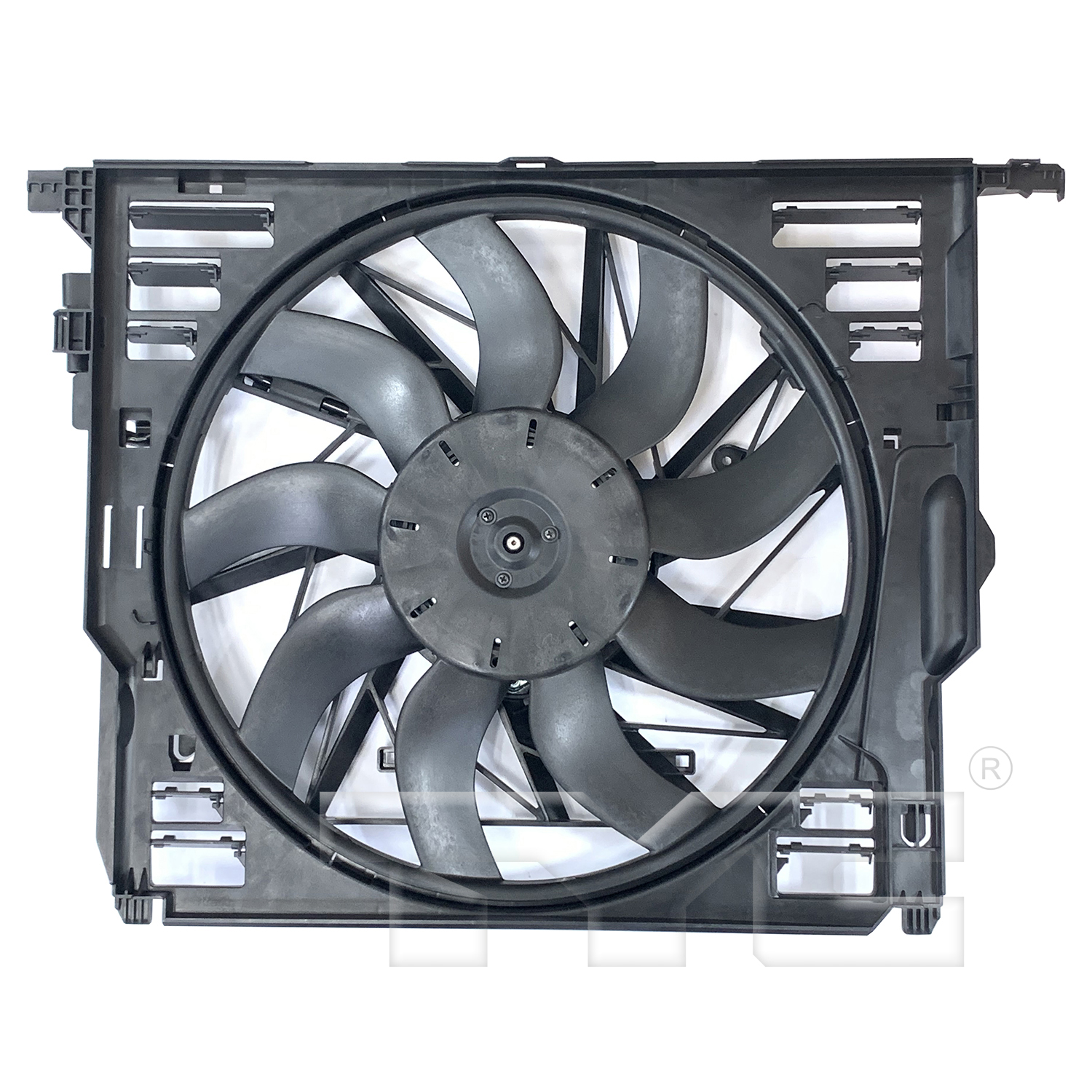 Aftermarket FAN ASSEMBLY/FAN SHROUDS for BMW - 640I GRAN COUPE, 640i Gran Coupe,13-18,Radiator cooling fan assy