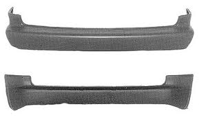 Aftermarket BUMPER COVERS for PLYMOUTH - VOYAGER, VOYAGER,96-00,Rear bumper cover