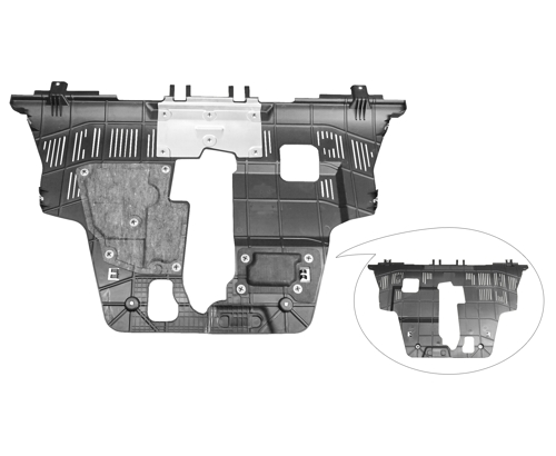 Aftermarket UNDER ENGINE COVERS for JEEP - COMPASS, COMPASS,17-20,Lower engine cover