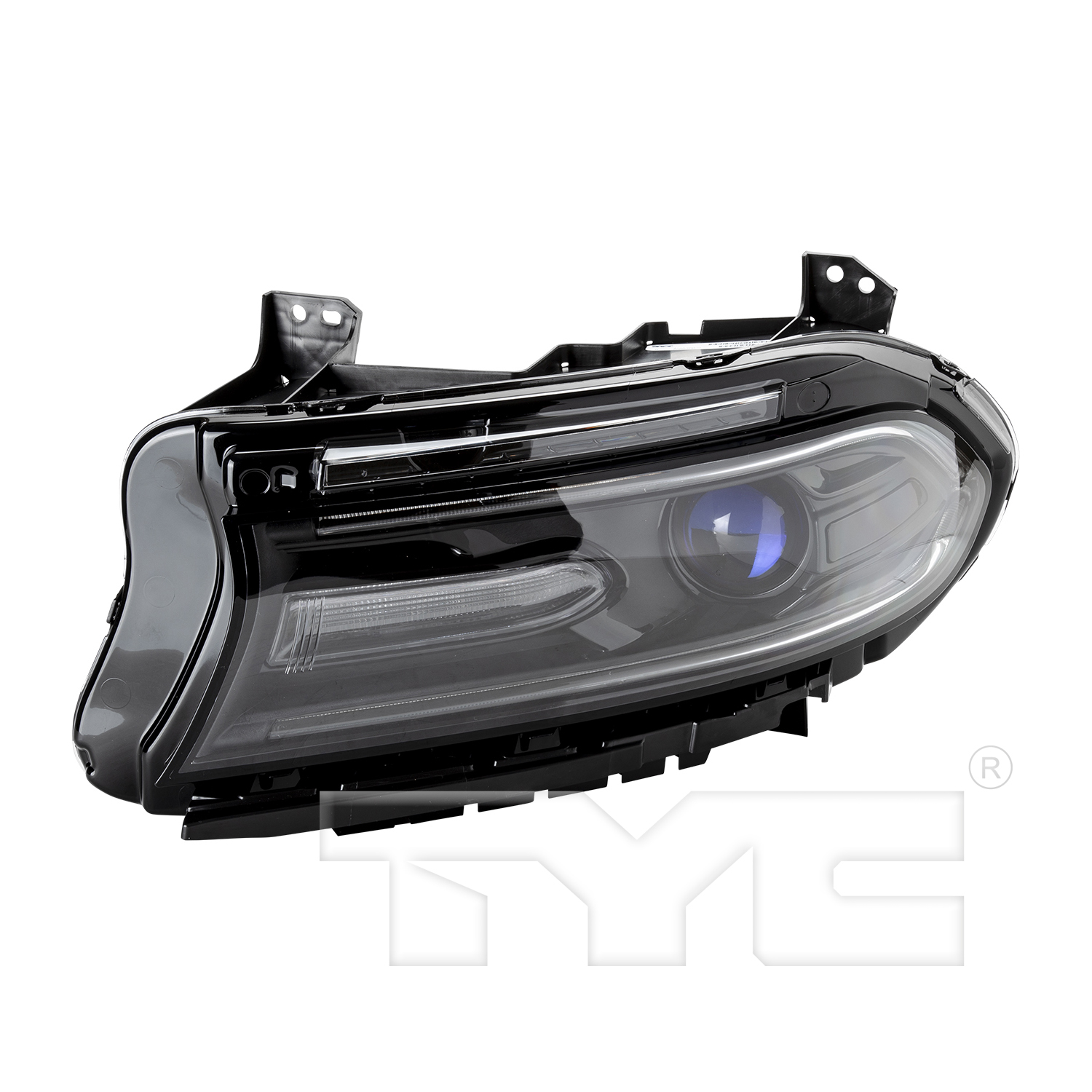 Aftermarket HEADLIGHTS for DODGE - CHARGER, CHARGER,16-17,LT Headlamp assy composite