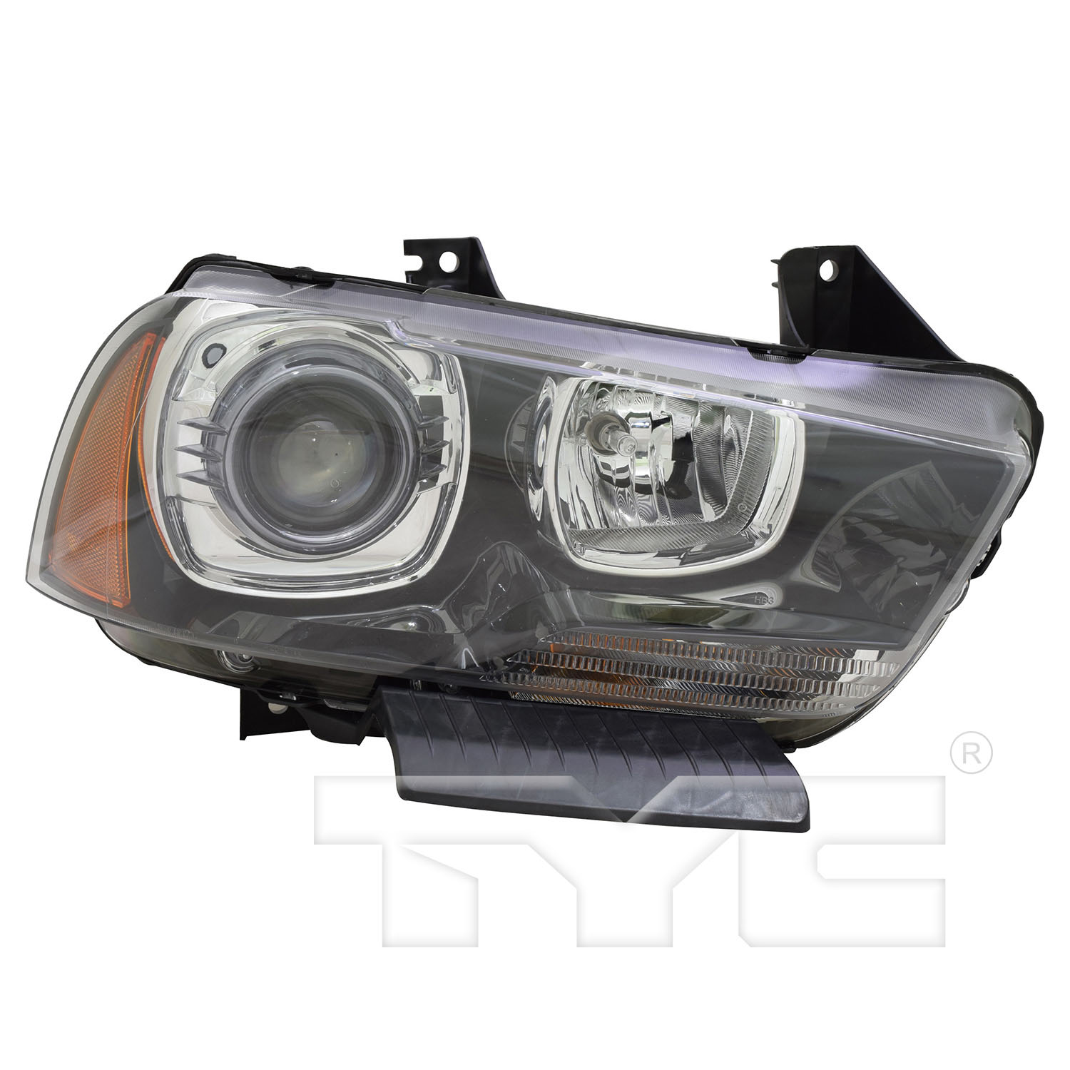 Aftermarket HEADLIGHTS for DODGE - CHARGER, CHARGER,12-14,RT Headlamp assy composite