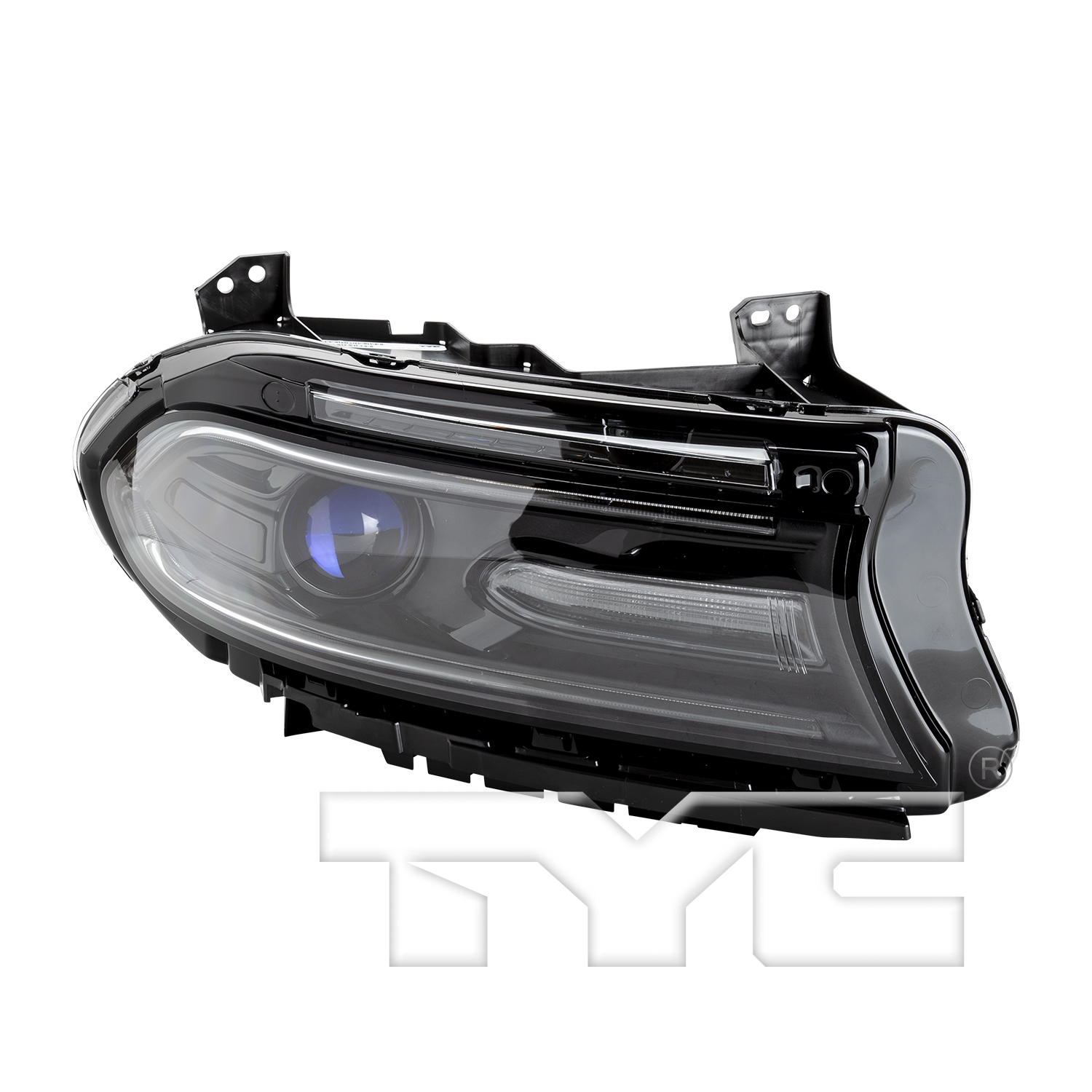 Aftermarket HEADLIGHTS for DODGE - CHARGER, CHARGER,16-17,RT Headlamp assy composite