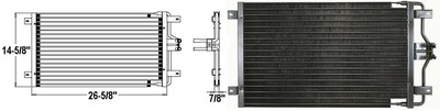 Aftermarket AC CONDENSERS for CHRYSLER - CIRRUS, CIRRUS,95-00,Air conditioning condenser