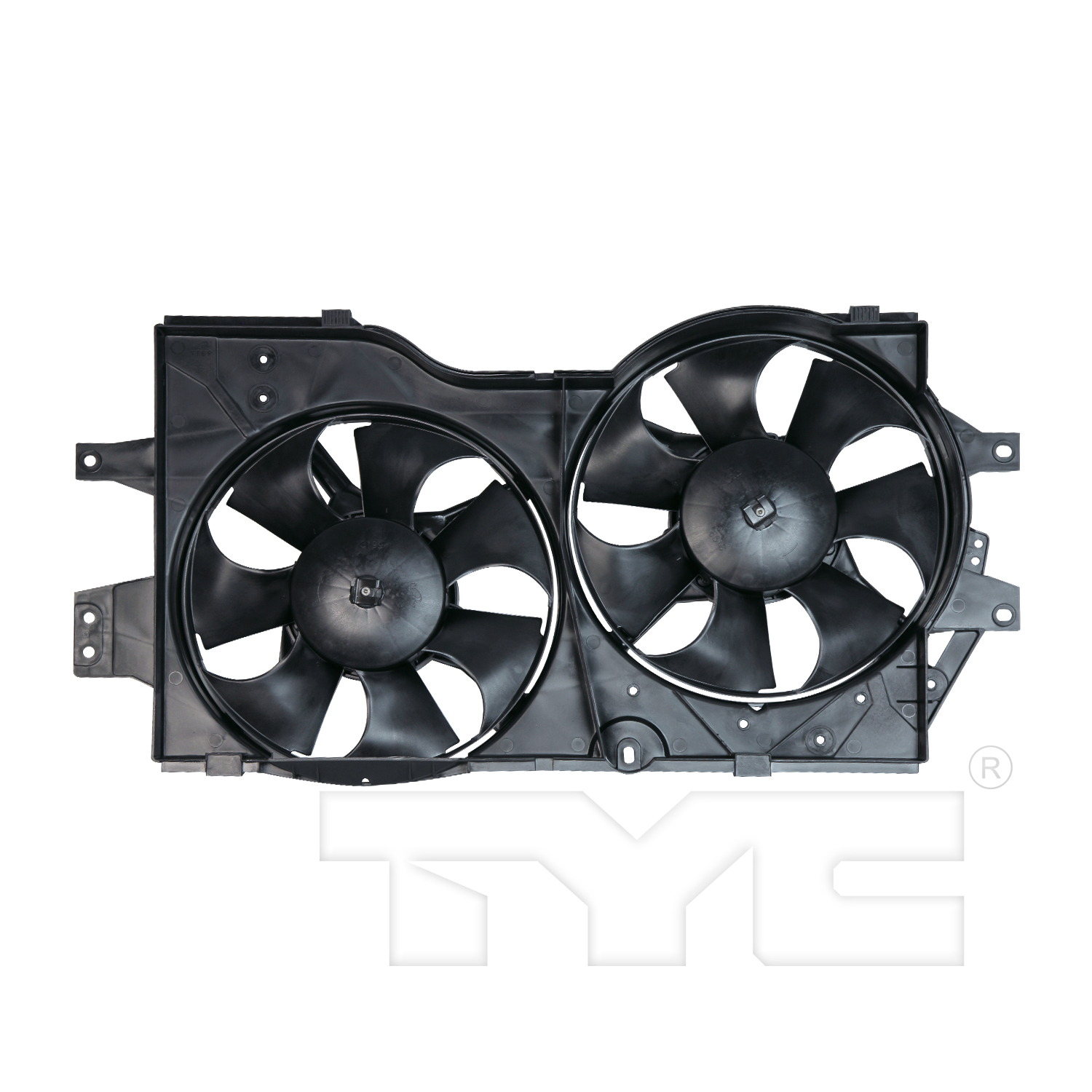 Aftermarket FAN ASSEMBLY/FAN SHROUDS for PLYMOUTH - VOYAGER, VOYAGER,96-00,Radiator cooling fan assy