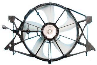 Aftermarket FAN ASSEMBLY/FAN SHROUDS for RAM - 1500, 1500,11-18,Radiator cooling fan assy