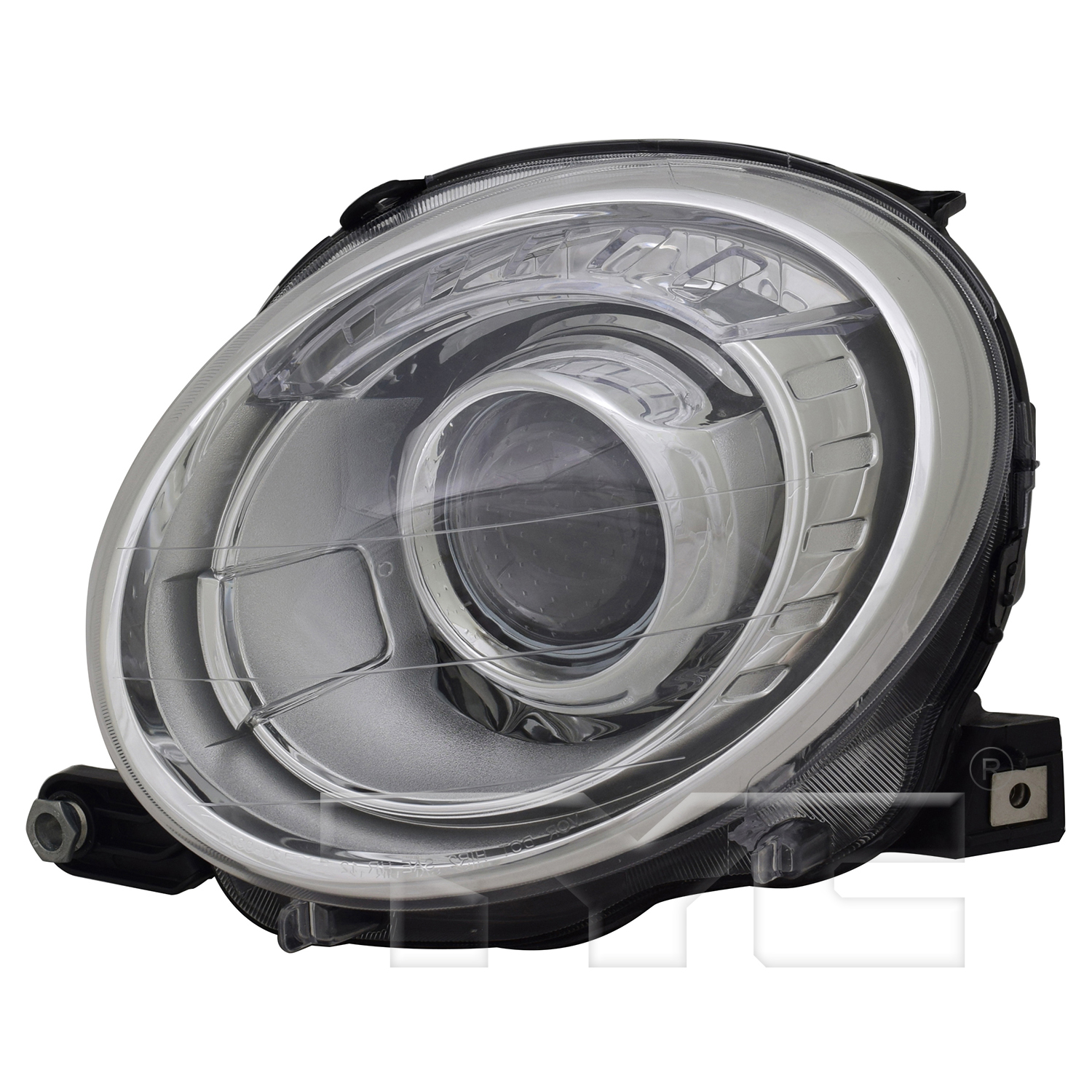 Aftermarket HEADLIGHTS for FIAT - 500, 500,12-18,LT Headlamp assy composite
