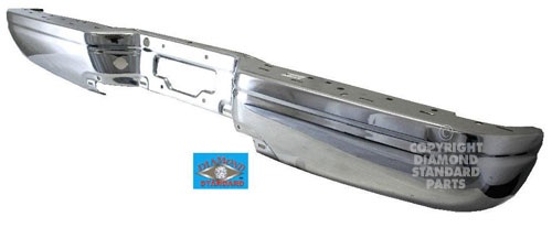 Aftermarket METAL REAR BUMPERS for FORD - EXPEDITION, EXPEDITION,97-02,Rear bumper face bar