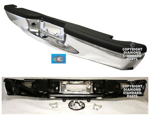 Aftermarket METAL REAR BUMPERS for FORD - F-150 HERITAGE, F-150 HERITAGE,04-04,Rear bumper assembly