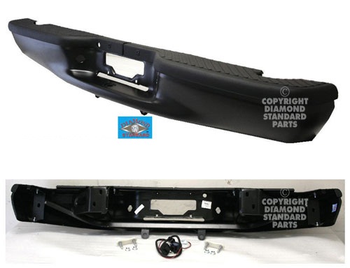 Aftermarket METAL REAR BUMPERS for FORD - F-150, F-150,97-03,Rear bumper assembly