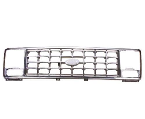 Aftermarket GRILLES for FORD - E-350 ECONOLINE CLUB WAGON, E-350 ECONOLINE CLUB WAGON,87-91,Grille assy