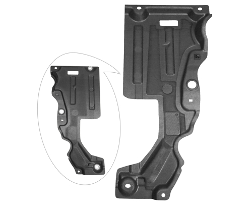 Aftermarket UNDER ENGINE COVERS for FORD - EDGE, EDGE,19-23,Lower engine cover