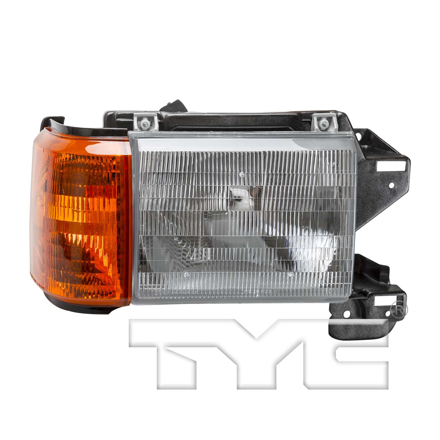 Aftermarket HEADLIGHTS for FORD - F-150, F-150,87-91,RT Headlamp assy composite