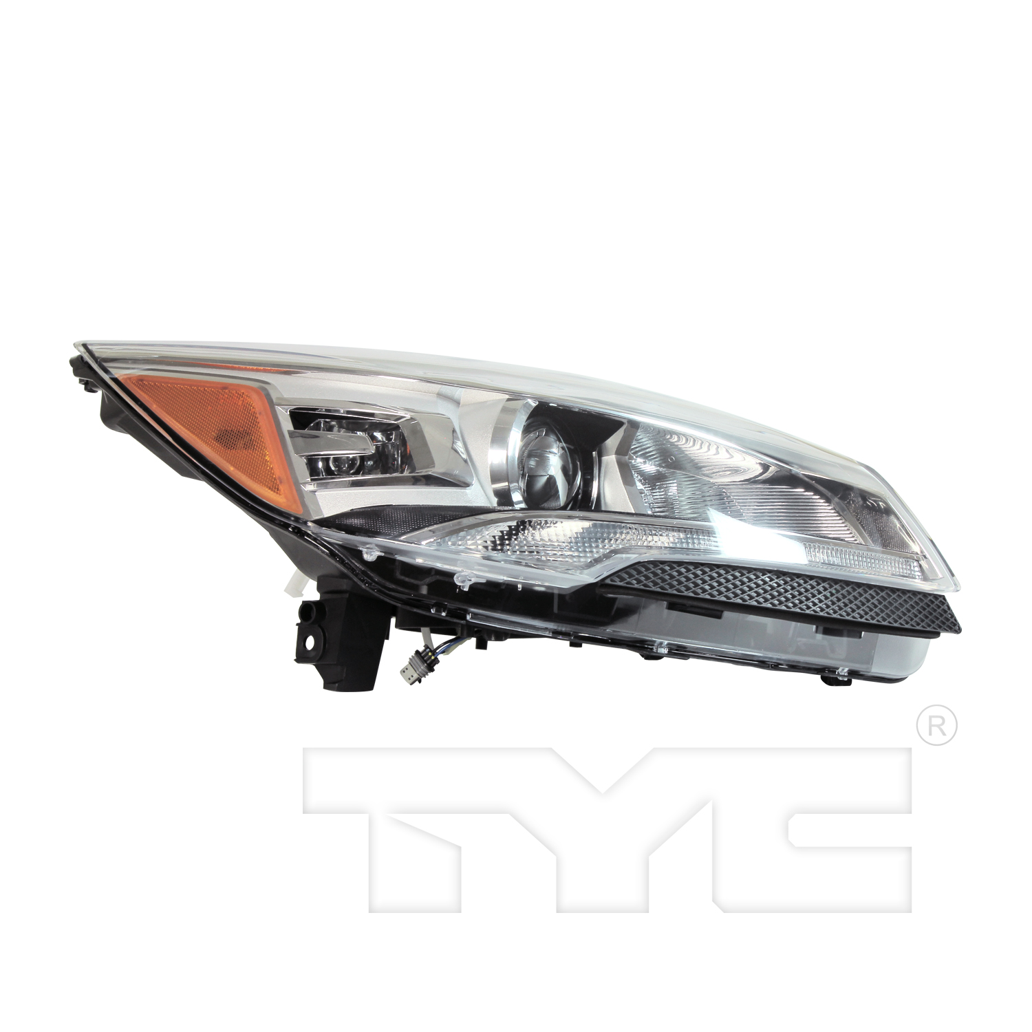 Aftermarket HEADLIGHTS for FORD - ESCAPE, ESCAPE,13-16,RT Headlamp assy composite