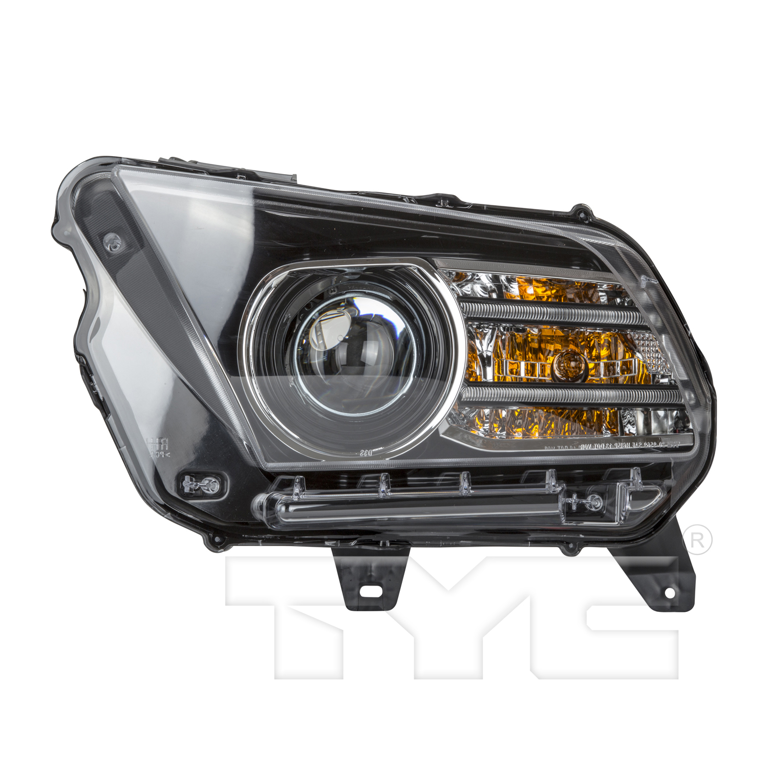 Aftermarket HEADLIGHTS for FORD - MUSTANG, MUSTANG,13-14,LT Headlamp lens/housing