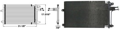 Aftermarket AC CONDENSERS for FORD - WINDSTAR, WINDSTAR,95-97,Air conditioning condenser