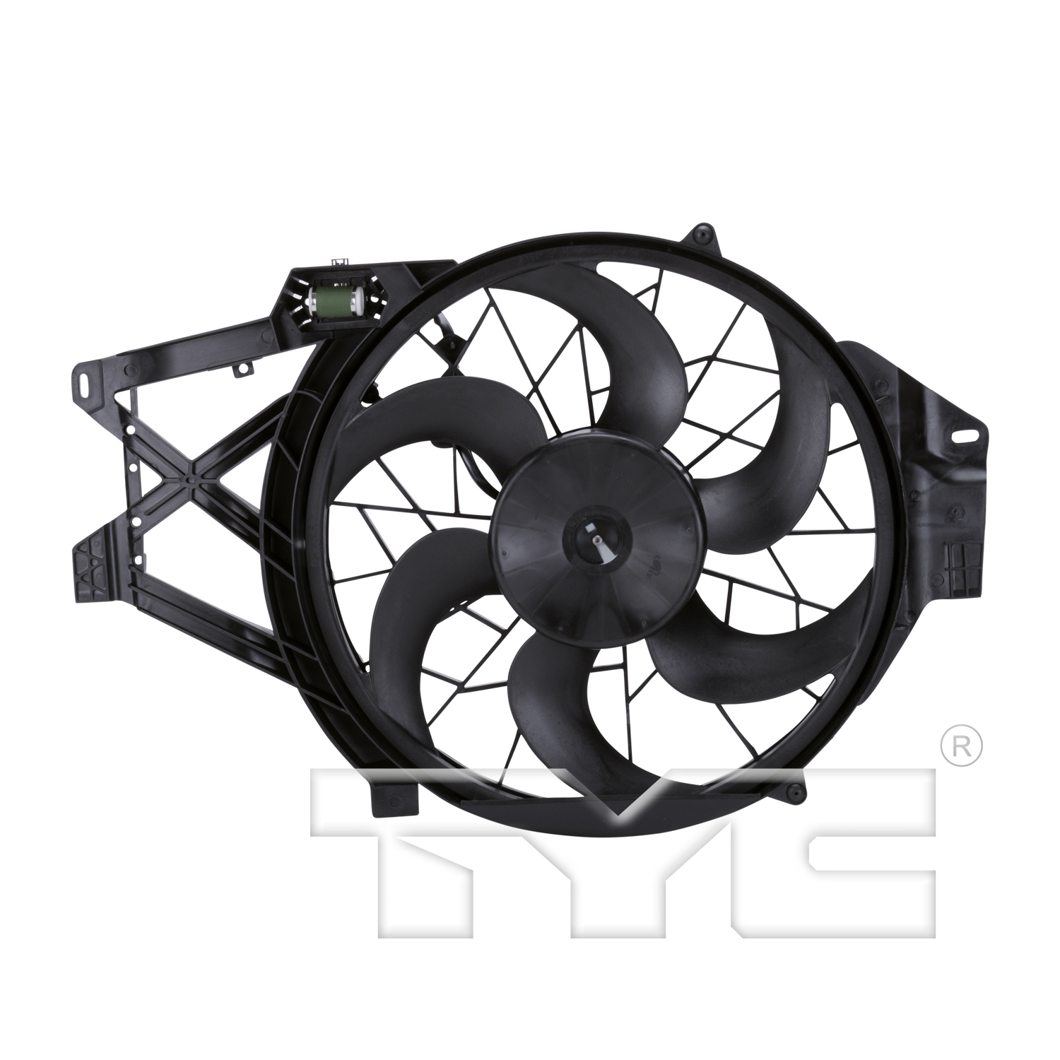 Aftermarket FAN ASSEMBLY/FAN SHROUDS for FORD - MUSTANG, MUSTANG,01-04,Radiator cooling fan assy