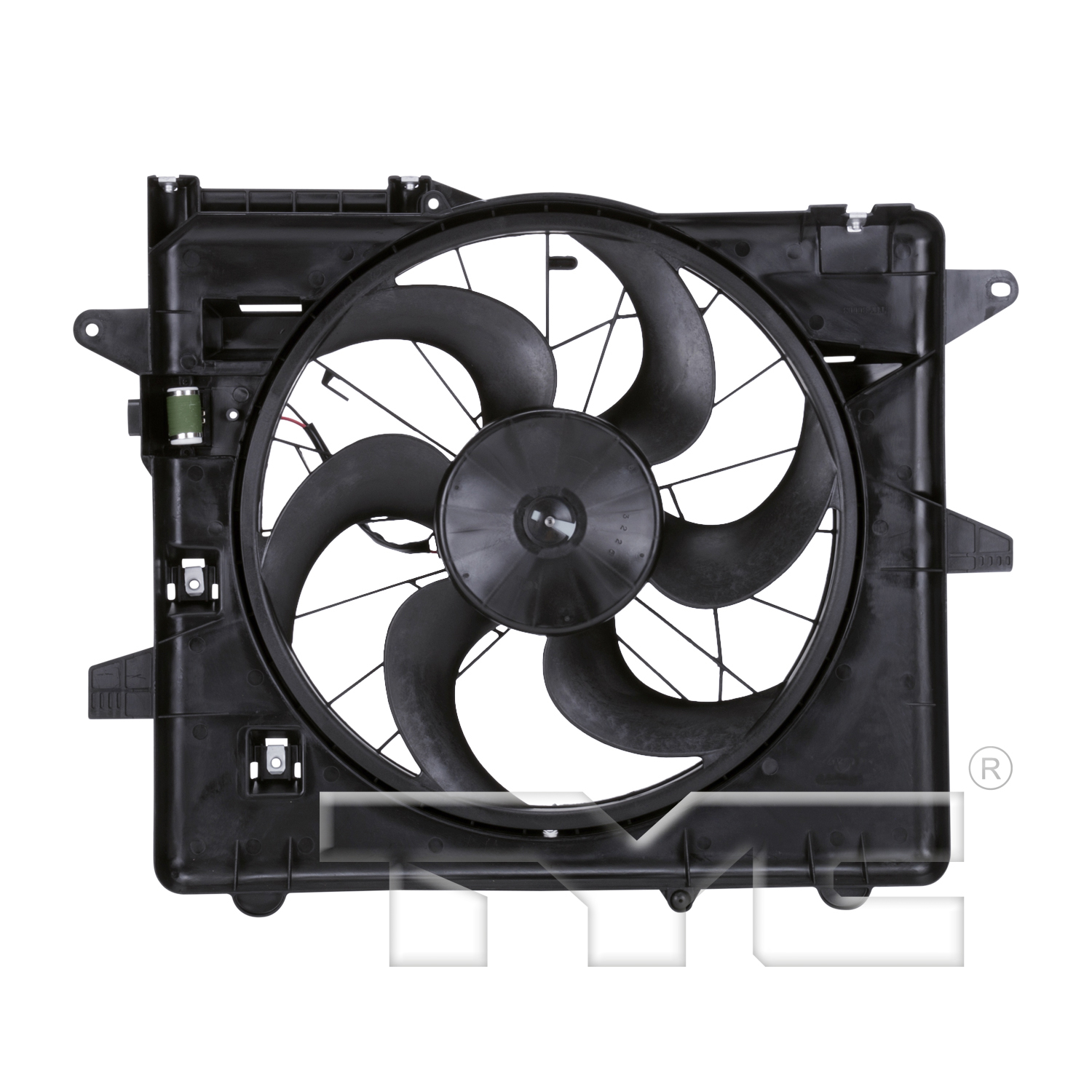 Aftermarket FAN ASSEMBLY/FAN SHROUDS for FORD - MUSTANG, MUSTANG,05-14,Radiator cooling fan assy