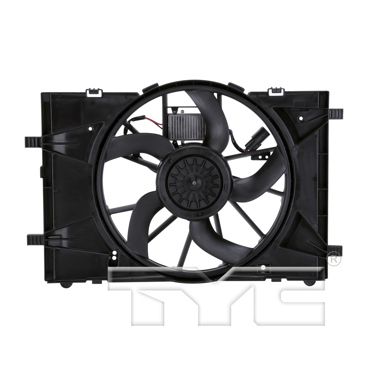 Aftermarket FAN ASSEMBLY/FAN SHROUDS for FORD - FUSION, FUSION,10-12,Radiator cooling fan assy
