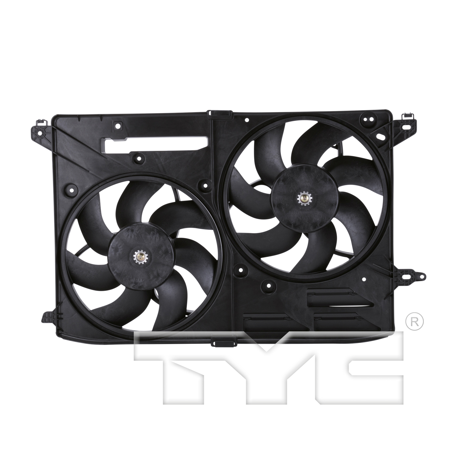 Aftermarket FAN ASSEMBLY/FAN SHROUDS for FORD - FUSION, FUSION,13-16,Radiator cooling fan assy