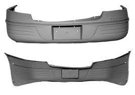 Aftermarket BUMPER COVERS for PONTIAC - BONNEVILLE, BONNEVILLE,00-01,Rear bumper cover
