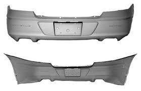 Aftermarket BUMPER COVERS for PONTIAC - BONNEVILLE, BONNEVILLE,00-04,Rear bumper cover