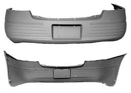 Aftermarket BUMPER COVERS for PONTIAC - BONNEVILLE, BONNEVILLE,02-05,Rear bumper cover