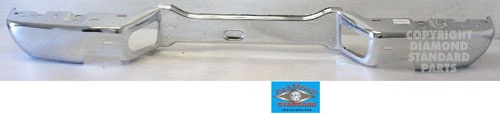 Aftermarket METAL REAR BUMPERS for GMC - CANYON, CANYON,04-12,Rear bumper face bar