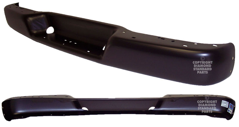 Aftermarket METAL FRONT BUMPERS for GMC - SAVANA 1500, SAVANA 1500,03-14,Rear bumper face bar