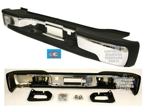 Aftermarket METAL REAR BUMPERS for GMC - YUKON XL 1500, YUKON XL 1500,01-04,Rear bumper assembly