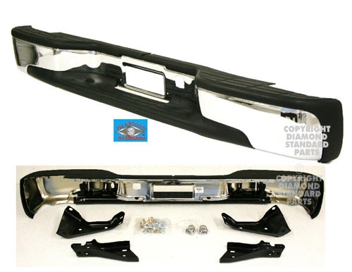 Aftermarket METAL REAR BUMPERS for CHEVROLET - SILVERADO 1500, SILVERADO 1500,99-06,Rear bumper assembly