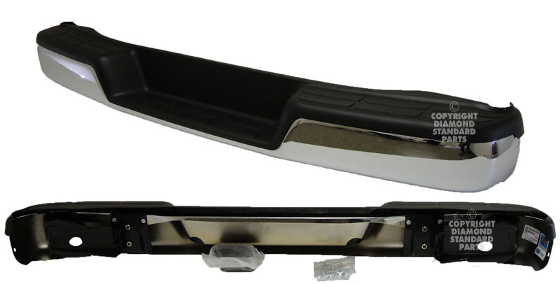 Aftermarket METAL REAR BUMPERS for CHEVROLET - EXPRESS 1500, EXPRESS 1500,96-14,Rear bumper assembly
