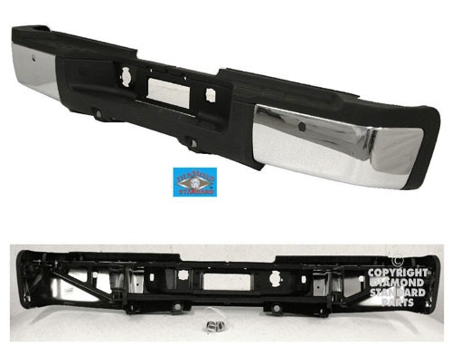 Aftermarket METAL REAR BUMPERS for CHEVROLET - SILVERADO 3500 HD, SILVERADO 3500 HD,11-14,Rear bumper assembly