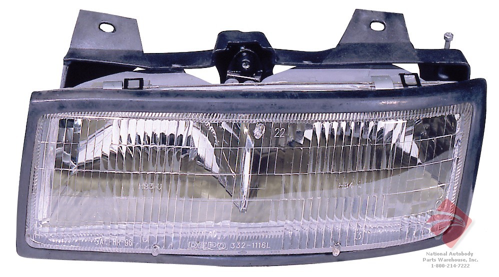 Aftermarket HEADLIGHTS for CHEVROLET - CORSICA, CORSICA,89-96,LT Headlamp assy composite