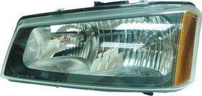 Aftermarket HEADLIGHTS for CHEVROLET - SILVERADO 3500, SILVERADO 3500,03-06,LT Headlamp assy composite