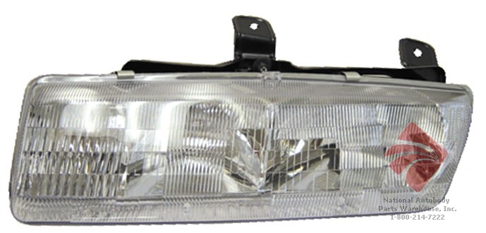 Aftermarket HEADLIGHTS for SATURN - SL, SL,91-92,RT Headlamp assy composite