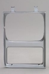 Aftermarket HEADLIGHT DOOR/BEZEL for CHEVROLET - V20 SUBURBAN, V20 SUBURBAN,87-88,RT Headlamp door