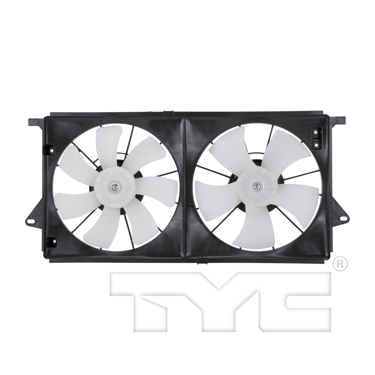 Aftermarket FAN ASSEMBLY/FAN SHROUDS for CADILLAC - DTS, DTS,06-07,Radiator cooling fan assy
