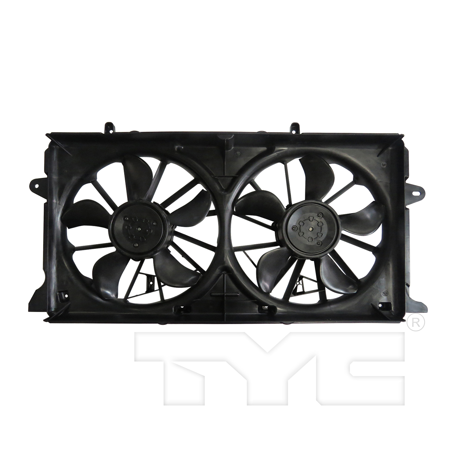 Aftermarket FAN ASSEMBLY/FAN SHROUDS for CADILLAC - ESCALADE, ESCALADE,16-17,Radiator cooling fan assy