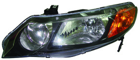 Aftermarket HEADLIGHTS for HONDA - CIVIC, CIVIC,06-08,LT Headlamp assy composite