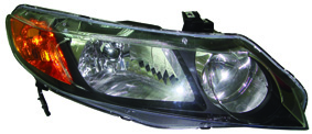 Aftermarket HEADLIGHTS for HONDA - CIVIC, CIVIC,06-08,RT Headlamp assy composite