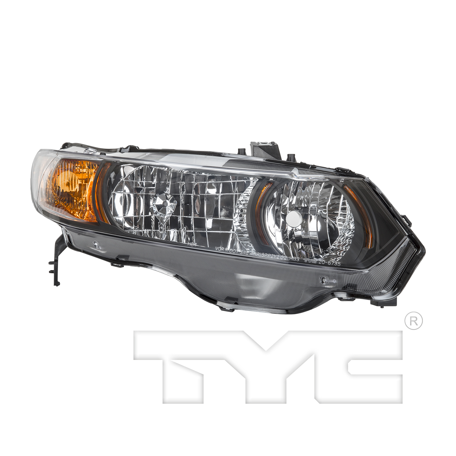 Aftermarket HEADLIGHTS for HONDA - CIVIC, CIVIC,06-07,RT Headlamp assy composite