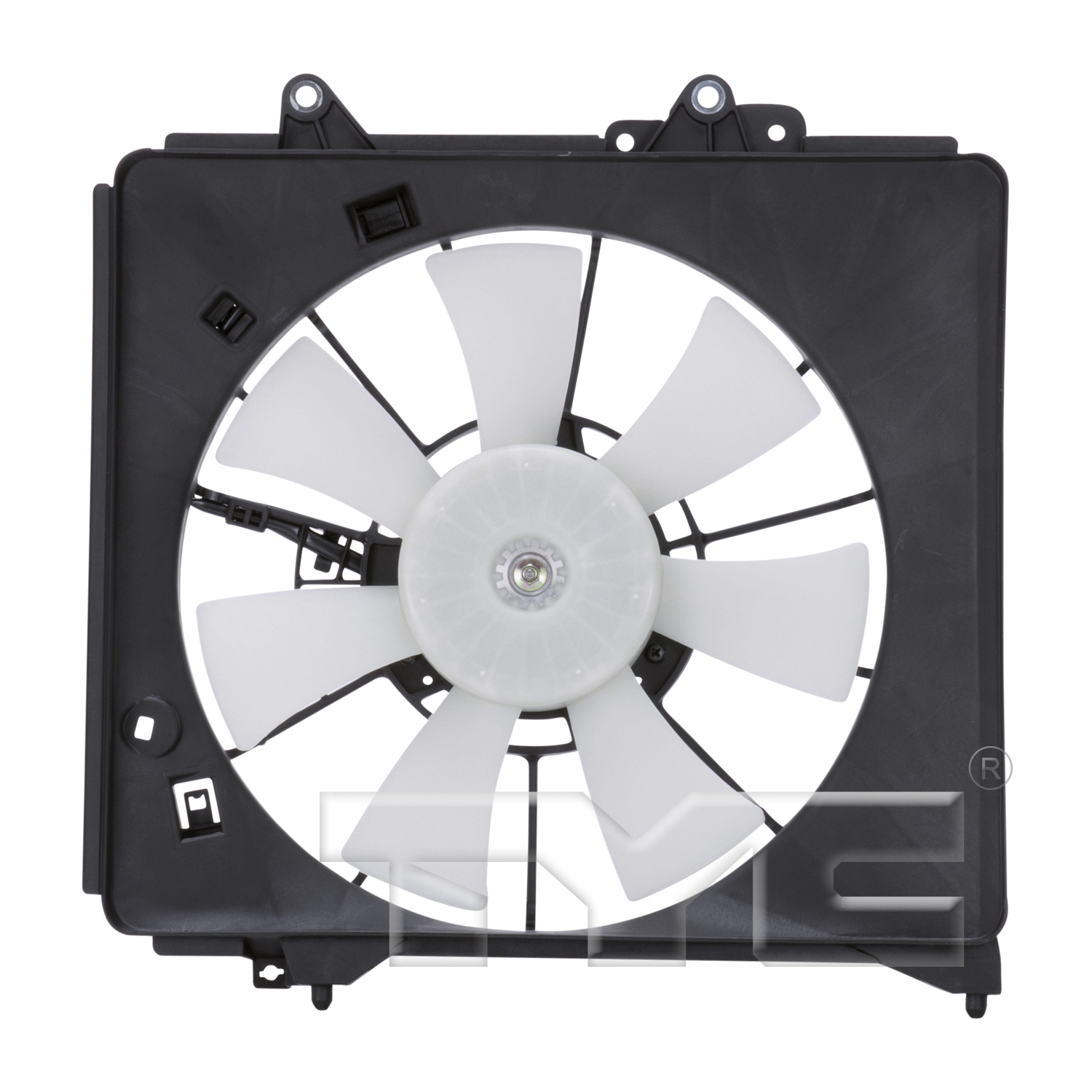 Aftermarket FAN ASSEMBLY/FAN SHROUDS for HONDA - FIT, FIT,09-14,Air conditioning condenser/fan assy