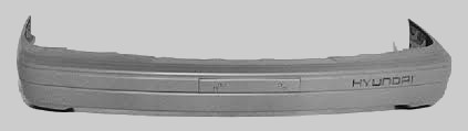 Aftermarket BUMPER COVERS for HYUNDAI - EXCEL, EXCEL,90-91,Front bumper cover