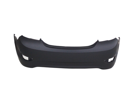 Aftermarket BUMPER COVERS for HYUNDAI - ACCENT, ACCENT,12-17,Rear bumper cover