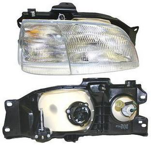 Aftermarket HEADLIGHTS for HYUNDAI - SCOUPE, SCOUPE,91-92,RT Headlamp assy composite