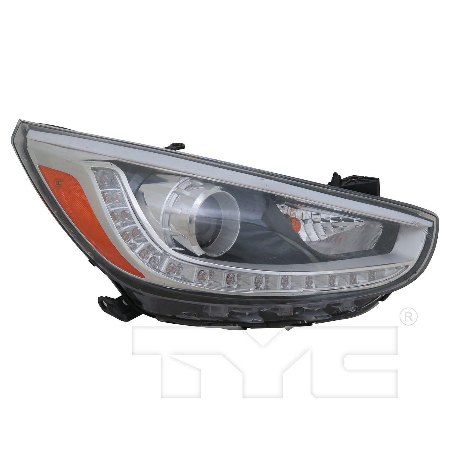 Aftermarket HEADLIGHTS for HYUNDAI - ACCENT, ACCENT,12-17,RT Headlamp assy composite